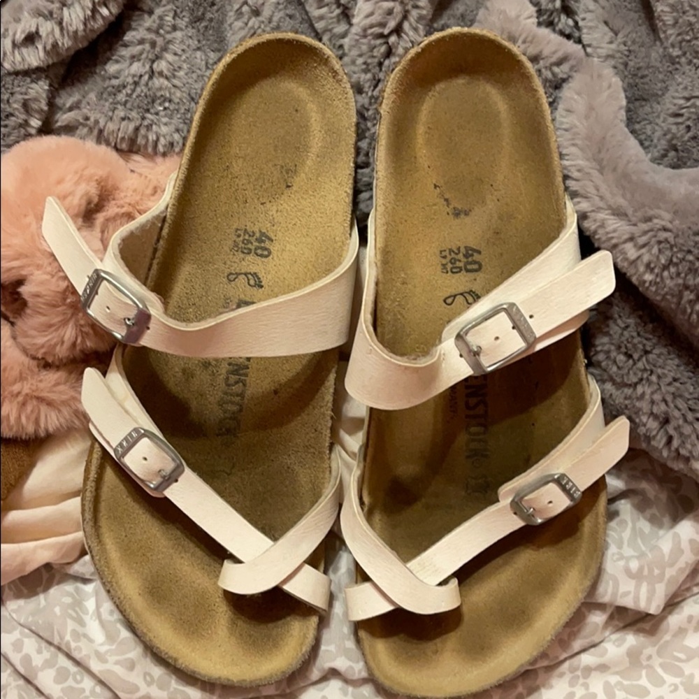 worn birkenstock’s